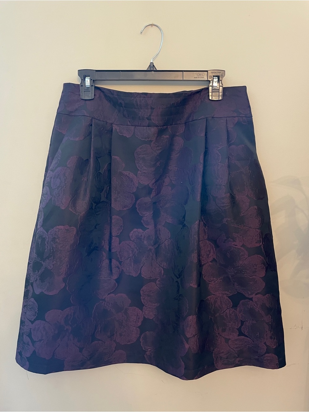 Gerry Weber Purple Floral A-Line Skirt Size 42